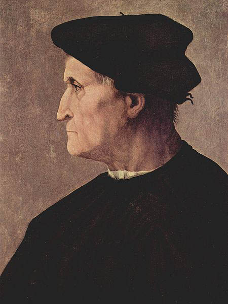 Jacopo Pontormo Profilportrat eines Mannes